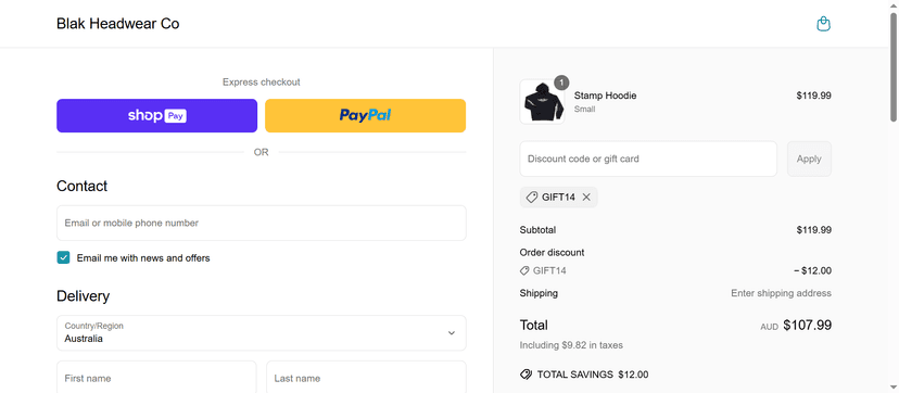 New Customer Discount - Unlock 15% Off at Blak Headwear Co