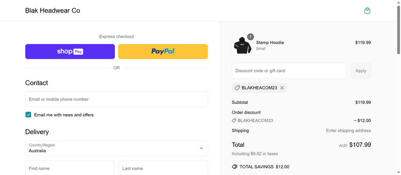 Blak Headwear Coupon - 15% Off on Your Order